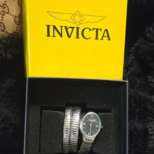 Invicta Black and Silver Timepiece